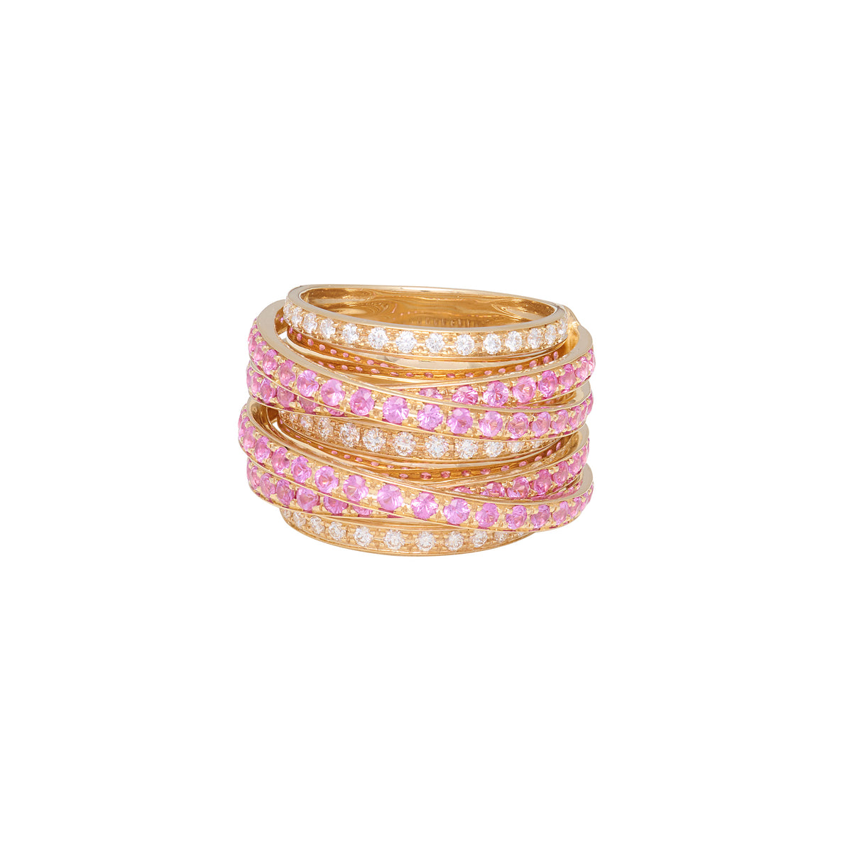 Barbara Reed Rings Wide Stacked Ring – Barbara Parker Fine Jewelry